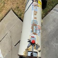 Old Leaking Water Heater Replaced With New Water Heater Stockton, CA 2